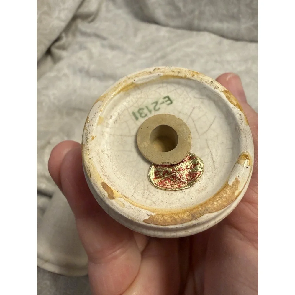 Mid century, white milk container, salt/ pepper shakers by Enesco, Japan